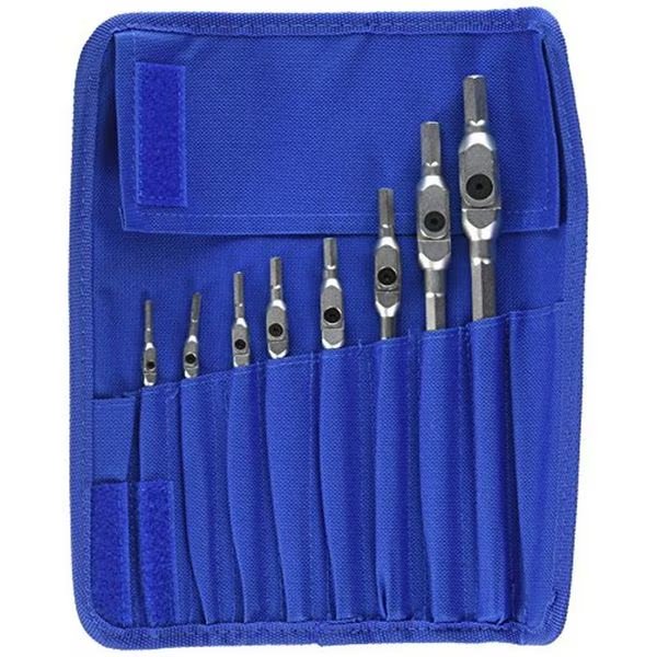 Pivot Head Standard Wrench Set Chrome (8-Piece), Bondhus, Mfr#: 00017